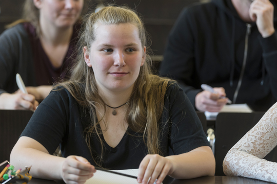 Fridays for future: Jugendliche an der Uni Freiburg