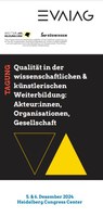 Qualität in der wissenschaftlichen Weiterbildung: 5. & 6.12. in Heidelberg